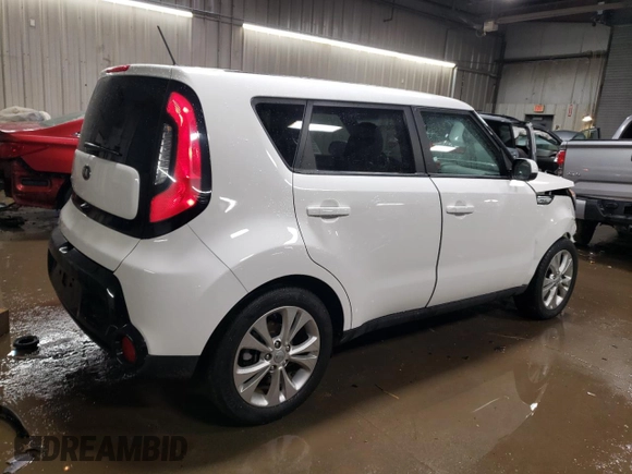 2016 Kia Soul + with VIN KNDJP3A58G7240555, listed as a Copart auction lot 44242785 with 46,678 mi miles and Salvage Title. Bid and sale history available at carsss.com. Image 3.