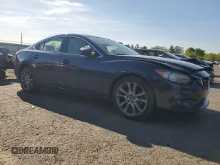 2015 Mazda 6 i Grand Touring with VIN JM1GJ1W54F1219695, listed as a Copart auction lot 54693755 with 125,314 mi miles and Salvage Title. Bid and sale history available at DreamBid. Image 4.