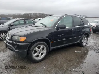 2001 BMW X5 4.4i with VIN WBAFB33581LH25620, listed as a Copart auction lot 84334934 with 0 mi miles and Clean Title. Bid and sale history available at carsss.com. Image 1.