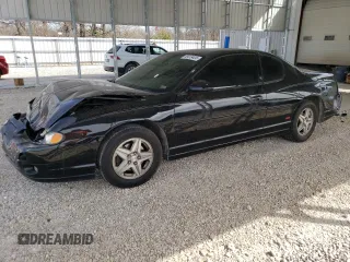 2004 Chevrolet Monte Carlo SS with VIN 2G1WX12K449316368, listed as a Copart auction lot 49413425 with 166,244 mi miles and Salvage Title. Bid and sale history available at carsss.com. Image 1.
