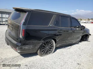2021 Cadillac Escalade Premium Luxury with VIN 1GYS4CKL1MR261039, listed as a Copart auction lot 67672354 with 72,751 mi miles and Salvage Title. Bid and sale history available at carsss.com. Image 3.
