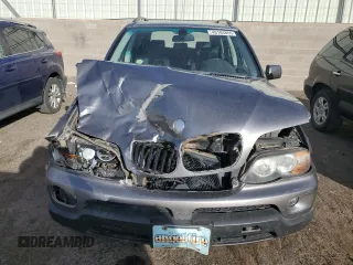 2004 BMW X5 3.0i with VIN 5UXFA13514LU29204, listed as a Copart auction lot 49104855 with 105,369 mi miles and Salvage Title. Bid and sale history available at carsss.com. Image 5.