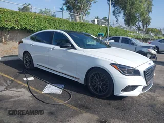 2018 Genesis G80 Sport with VIN KMHGN4JB7JU230437, listed as a IAAI auction lot 42519253 with 115,423 mi miles and . Bid and sale history available at DreamBid. Image 1.