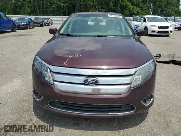 2012 Ford Fusion SEL with VIN 3FAHP0JG6CR353122, listed as a Copart auction lot 59359045 with 218,939 mi miles and Salvage title. Bid and sale history available at DreamBid. Image 5.