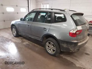 2005 BMW X3 3.0i with VIN WBXPA93435WD07526, listed as a IAAI auction lot 41776613 with 178,269 mi miles. Bid and sale history available at carsss.com. Image 3.