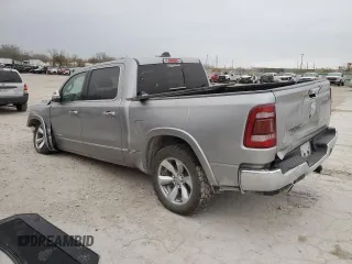 2020 Ram 1500 Limited with VIN 1C6SRFHT3LN194053, listed as a Copart auction lot 82000064 with 110,712 mi miles and Salvage Title. Bid and sale history available at carsss.com. Image 2.