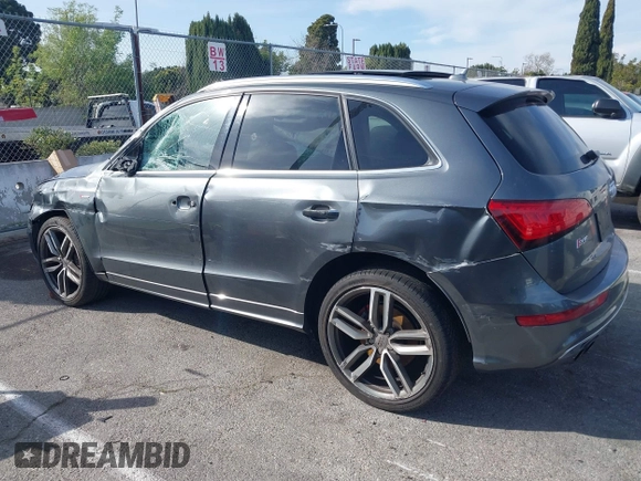 2017 Audi SQ5 with VIN WA1VCBFP0HA075147, listed as a IAAI auction lot 41765465 with 109,003 mi miles and . Bid and sale history available at DreamBid. Image 13.