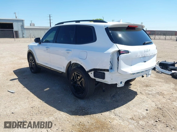 2024 Kia Telluride EX X-Line with VIN 5XYP3DGC1RG518591, listed as a IAAI auction lot 42213577 with 15,760 mi miles and . Bid and sale history available at DreamBid. Image 3.