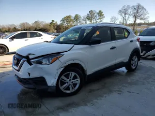 2019 Nissan Kicks S with VIN 3N1CP5CU2KL540866, listed as a Copart auction lot 43188955 with 148,786 mi miles and Salvage Title. Bid and sale history available at carsss.com. Image 1.
