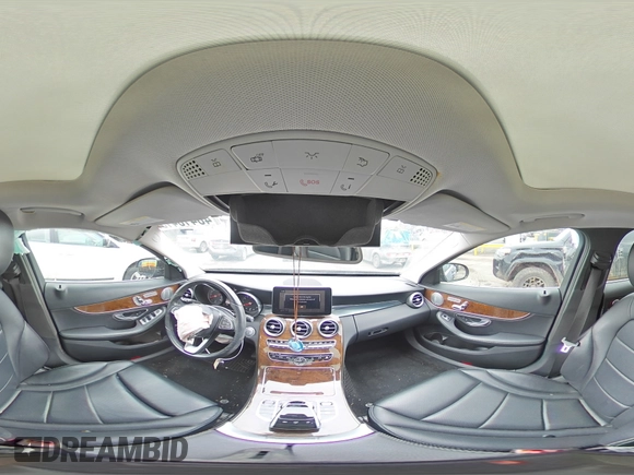2015 Mercedes-Benz C-Class C 300 Luxury with VIN 55SWF4KB0FU005240, listed as a Copart auction lot 48410415 with 89,705 mi miles and Salvage Title. Bid and sale history available at carsss.com. Image 12.