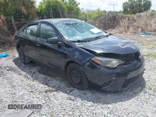 2015 Toyota Corolla L with VIN 5YFBURHE1FP315776, listed as a IAAI auction lot 42017861 with 206,776 mi miles and . Bid and sale history available at DreamBid. Image 1.