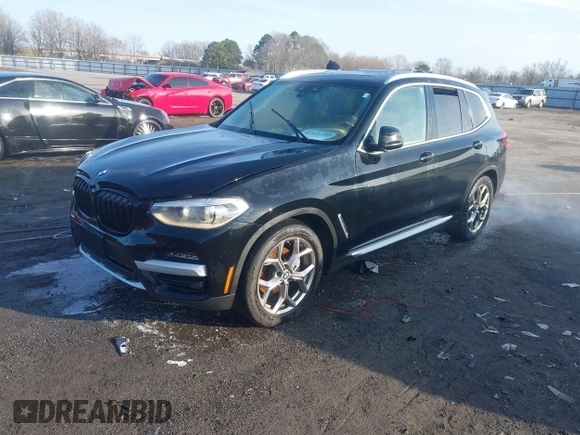 2021 BMW X3 xDrive30i with VIN 5UXTY5C04M9F57544, listed as a IAAI auction lot 41523775 with Not Provided miles and . Bid and sale history available at DreamBid. Image 2.