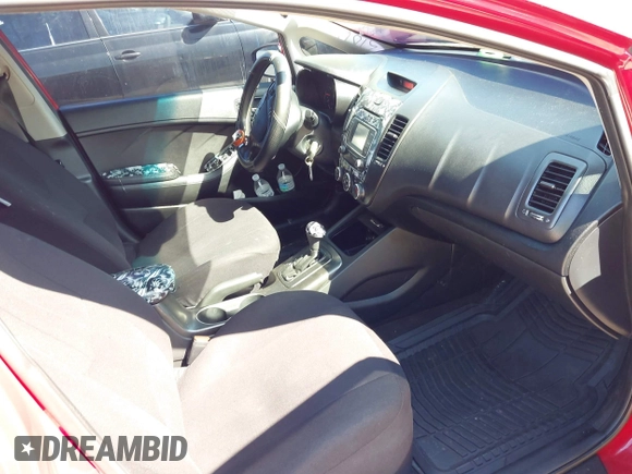 2016 Kia Forte LX with VIN KNAFK4A66G5510667, listed as a IAAI auction lot 41701919 with 165,361 mi miles. Bid and sale history available at carsss.com. Image 5.
