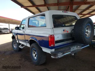 1996 Ford Bronco Custom with VIN 1FMEU15H3TLB30609, listed as a IAAI auction lot 42053896 with 238,597 mi miles. Bid and sale history available at carsss.com. Image 13.