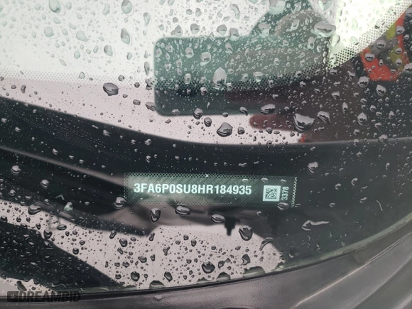 2017 Ford Fusion Energi Titanium with VIN 3FA6P0SU8HR184935, listed as a Copart auction lot 43688255 with 0 mi miles and Salvage Title. Bid and sale history available at carsss.com. Image 13.