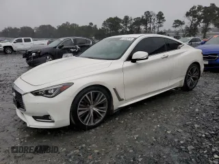 2017 Infiniti Q60 Sport with VIN JN1EV7EK1HM360430, listed as a Copart auction lot 81582974 with 73,216 mi miles and Salvage Title. Bid and sale history available at carsss.com. Image 1.