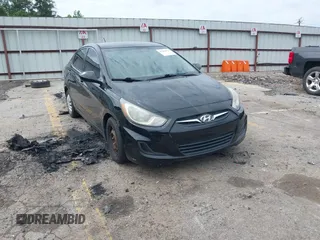 2013 Hyundai Accent GLS with VIN KMHCT4AE6DU489245, listed as a IAAI auction lot 42269374 with 207,233 mi miles and . Bid and sale history available at DreamBid. Image 1.