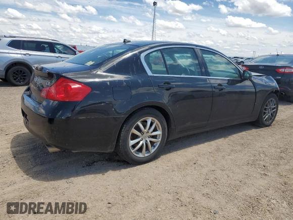 2008 Infiniti G35 Journey with VIN JNKBV61E38M203586, listed as a Copart auction lot 61967574 with 171,503 mi miles and Salvage Title. Bid and sale history available at DreamBid. Image 3.