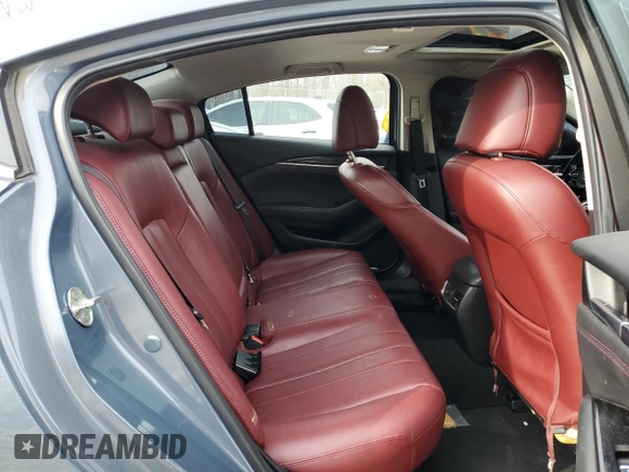 2021 Mazda 6 Carbon Edition with VIN JM1GL1WY9M1616420, listed as a Copart auction lot 41511095 with 50,236 mi miles and Salvage Title. Bid and sale history available at DreamBid. Image 10.