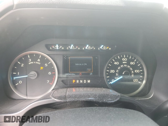 2019 Ford F-150 XL with VIN 1FTEW1C53KKD48805, listed as a Copart auction lot 48402225 with 88,343 mi miles and Salvage Title. Bid and sale history available at carsss.com. Image 9.