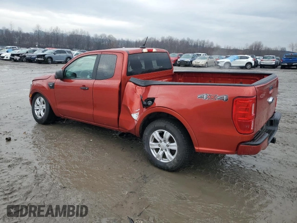 2019 Ford Ranger XL with VIN 1FTER1FH9KLA88515, listed as a Copart auction lot 47052705 with 16,054 mi miles and Salvage Title. Bid and sale history available at DreamBid. Image 2.