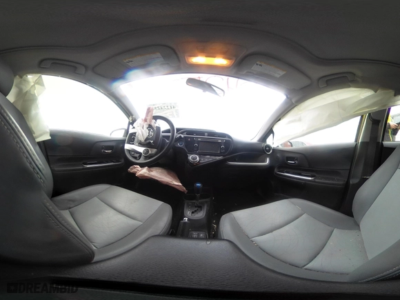 2015 Toyota Prius c One with VIN JTDKDTB38F1114272, listed as a IAAI auction lot 41224252 with 59,717 mi miles. Bid and sale history available at carsss.com. Image 19.