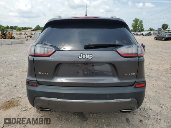 2019 Jeep Cherokee Limited with VIN 1C4PJMDN1KD259536, listed as a Copart auction lot 60029695 with 117,294 mi miles and Salvage title. Bid and sale history available at DreamBid. Image 6.