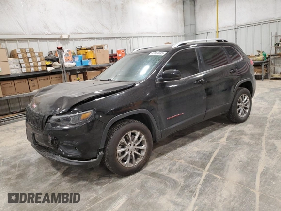 2021 Jeep Cherokee Altitude with VIN 1C4PJMLB7MD172153, listed as a Copart auction lot 48864695 with 63,806 mi miles and Salvage Title. Bid and sale history available at carsss.com. Image 1.
