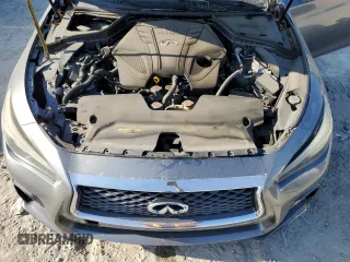 2019 Infiniti Q50 3.0t LUXE with VIN JN1EV7ARXKM555808, listed as a Copart auction lot 53488325 with 43,836 mi miles and Salvage Title. Bid and sale history available at carsss.com. Image 11.