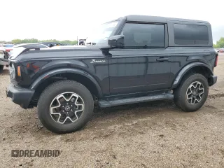 2023 Ford Bronco with VIN 1FMDE5AH4PLB13846, listed as a Copart auction lot 53741085 with 19,231 mi miles and Salvage title. Bid and sale history available at DreamBid. Image 1.