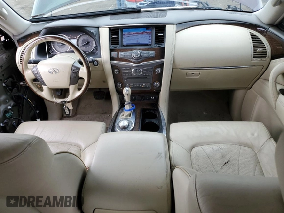 2013 Infiniti QX56 with VIN JN8AZ2NE2D9040676, listed as a Copart auction lot 71395084 with 163,769 mi miles and Salvage Title. Bid and sale history available at carsss.com. Image 8.