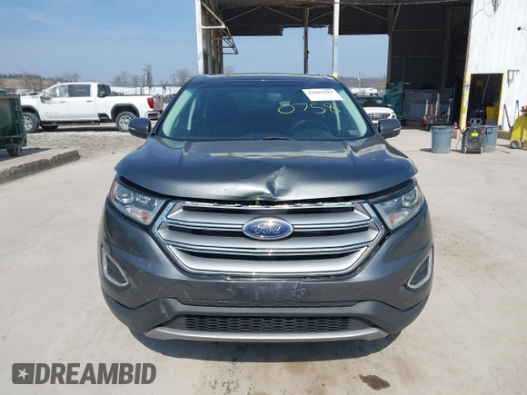 2018 Ford Edge SEL with VIN 2FMPK4J88JBB90758, listed as a IAAI auction lot 41803287 with 122,881 mi miles. Bid and sale history available at carsss.com. Image 12.