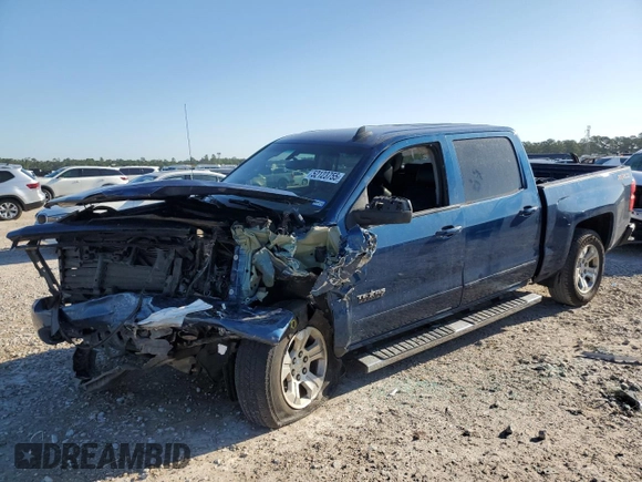 2017 Chevrolet Silverado 1500 LT with VIN 3GCUKREC3HG455371, listed as a Copart auction lot 52123755 with 123,770 mi miles and Salvage Title. Bid and sale history available at DreamBid. Image 1.