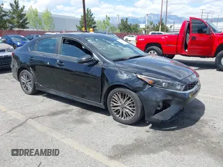 2023 Kia Forte GT-Line with VIN 3KPF54AD4PE653193, listed as a IAAI auction lot 41967355 with 74,060 mi miles. Bid and sale history available at carsss.com. Image 1.