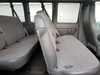 2017 Chevrolet Express Passenger LT with VIN 1GAZGPFFXH1281424, listed as a Copart auction lot 43354815 with 110,227 mi miles and Salvage Title. Bid and sale history available at carsss.com. Image 11.
