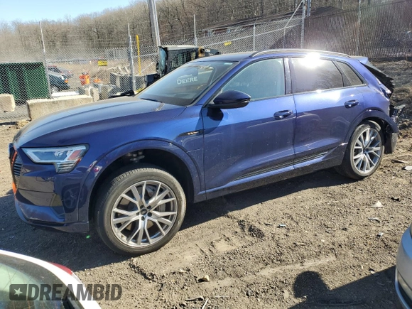 2021 Audi e-tron Prestige z VIN WA1VAAGEXMB028077, wystawiony jako Copart lot #51068735 z przebiegiem 36 998 mil mil oraz Szkody całkowita. Historia ofert i sprzedaży dostępna na DreamBid. Obrazek 1.
