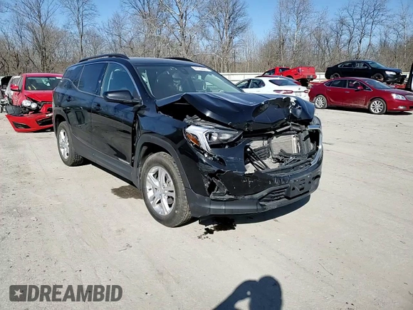 2020 GMC Terrain SLE with VIN 3GKALTEV1LL195653, listed as a Copart auction lot 47785085 with 95,480 mi miles and Salvage Title. Bid and sale history available at carsss.com. Image 12.
