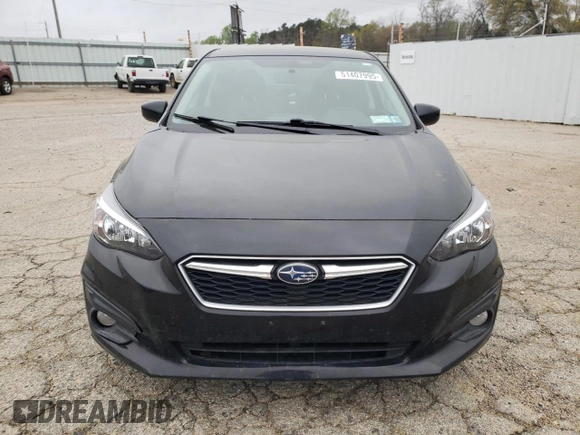2017 Subaru Impreza Premium with VIN 4S3GKAB69H3609274, listed as a Copart auction lot 51407995 with 88,570 mi miles and Salvage title. Bid and sale history available at DreamBid. Image 5.