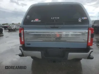 2024 Ford Super Duty F-250 SRW XL with VIN 1FT8W2BM5RED02980, listed as a Copart auction lot 49395015 with 37,462 mi miles and Salvage Title. Bid and sale history available at carsss.com. Image 6.