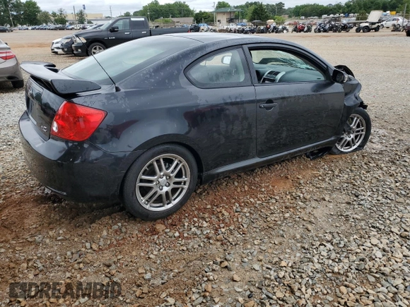 2007 Scion tC Spec with VIN JTKDE177570219065, listed as a Copart auction lot 58437745 with 215,227 mi miles and Salvage title. Bid and sale history available at DreamBid. Image 3.