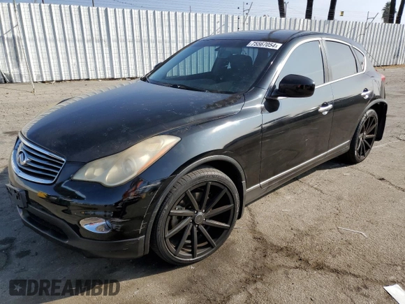 2013 Infiniti EX Journey with VIN JN1BJ0HP0DM430359, listed as a Copart auction lot 75567054 with 96,813 mi miles and Salvage title. Bid and sale history available at DreamBid. Image 1.