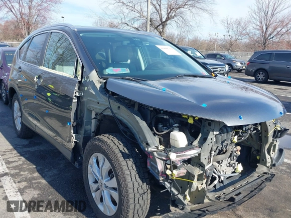 2013 Honda CR-V EX-L with VIN 2HKRM4H75DH660774, listed as a IAAI auction lot 41800719 with 166,647 mi miles. Bid and sale history available at carsss.com. Image 6.