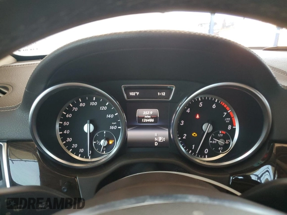 2014 Mercedes-Benz GL 450 with VIN 4JGDF7CE0EA353173, listed as a Copart auction lot 60428895 with 126,486 mi miles and Salvage title. Bid and sale history available at DreamBid. Image 9.