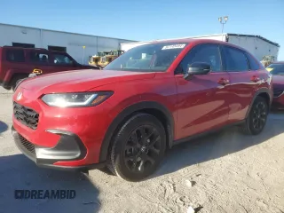 2023 Honda HR-V Sport with VIN 3CZRZ1H56PM720634, listed as a Copart auction lot 82148494 with 55,906 mi miles and Salvage Title. Bid and sale history available at carsss.com. Image 1.