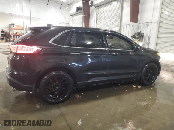 2015 Ford Edge Titanium with VIN 2FMTK4K82FBC34158, listed as a Copart auction lot 44114675 with 146,139 mi miles and Salvage Title. Bid and sale history available at carsss.com. Image 3.