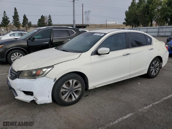 2013 Honda Accord Sdn LX with VIN 1HGCR2F34DA074152, listed as a Copart auction lot 54071085 with 199,846 mi miles and Salvage Title. Bid and sale history available at carsss.com. Image 1.