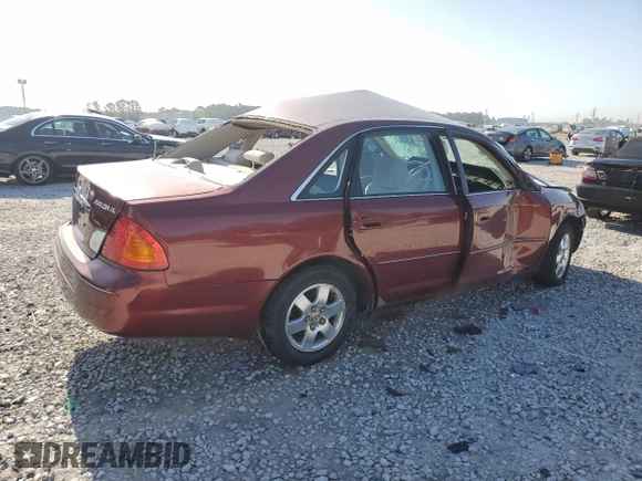 2000 Toyota Avalon XL with VIN 4T1BF28B3YU052196, listed as a Copart auction lot 52336615 with Not Provided miles and Non Repairable. Bid and sale history available at DreamBid. Image 3.