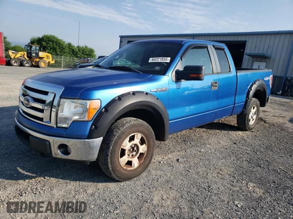 2010 Ford F-150 XL with VIN 1FTEX1E86AKB83433, listed as a Copart auction lot 64221855 with 294,443 mi miles and Salvage title. Bid and sale history available at DreamBid. Image 1.