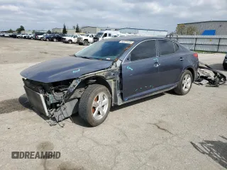 2015 Kia Optima LX with VIN 5XXGM4A74FG452675, listed as a Copart auction lot 46331535 with 82,335 mi miles and Salvage Title. Bid and sale history available at DreamBid. Image 1.
