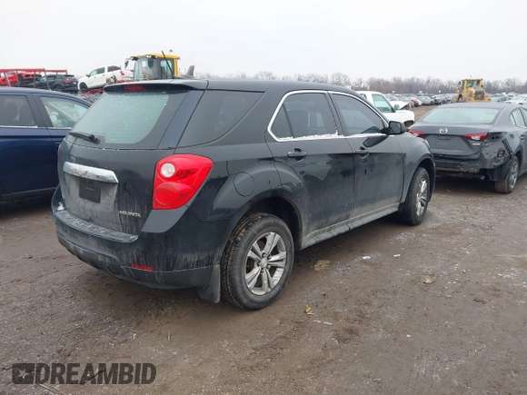 2014 Chevrolet Equinox LS with VIN 2GNALAEK0E1128317, listed as a IAAI auction lot 41556860 with 113,852 mi miles and . Bid and sale history available at carsss.com. Image 4.